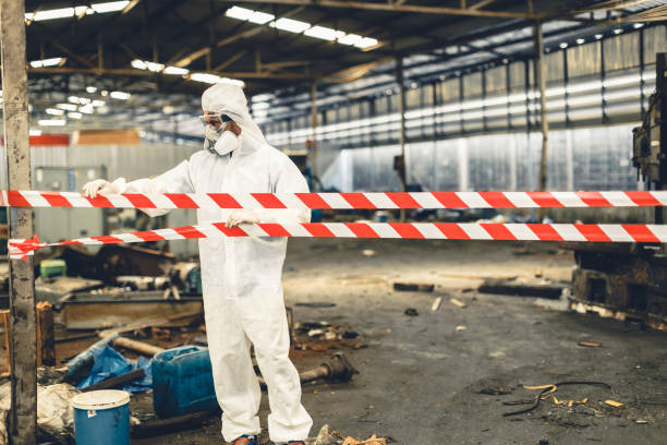 Professional Biohazard technician working in Honey Brook, PA